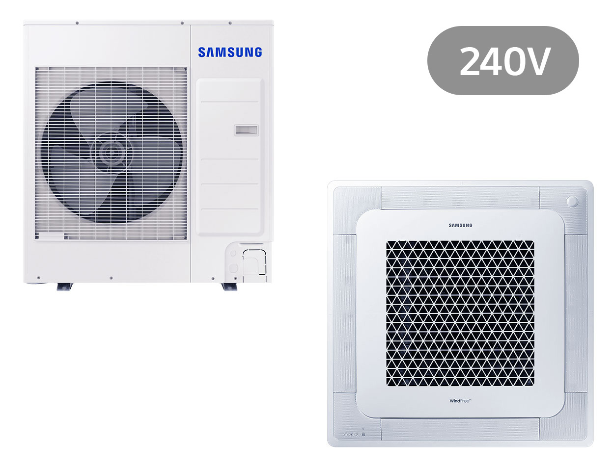 BAC Deckenkassette Wind-Free Set Kühlen 12.0 kW | Heizen 13.0 kW AC120RN4DKG