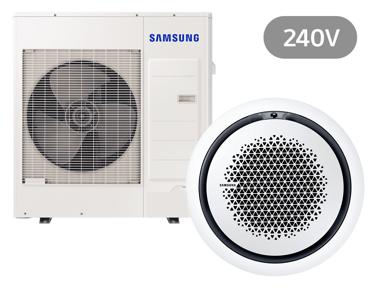 BAC Deckenkassette Set Kühlen 10.0 kW | Heizen 11.2 kW AC100RN4PKG 240V - rund