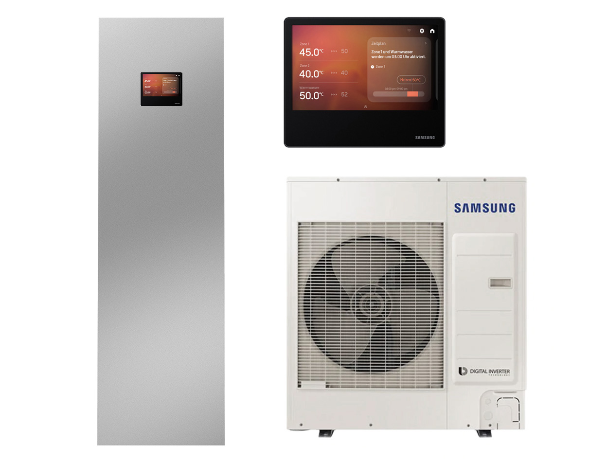 TDM Split R410A 9 kW ClimateHub 200L inkl. AI-Home Touch Display