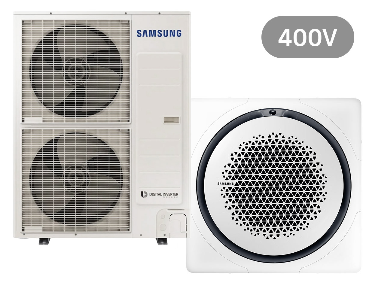 BAC Deckenkassette Set Kühlen 13.4 kW | Heizen 15.5 kW AC140RN4PKG 400V - eckig