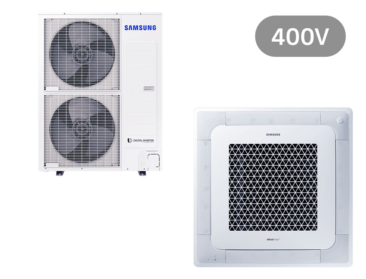 BAC Deckenkassette Wind-Free Set Kühlen 13.4 kW | Heizen 15.5 kW AC140RN4DKG