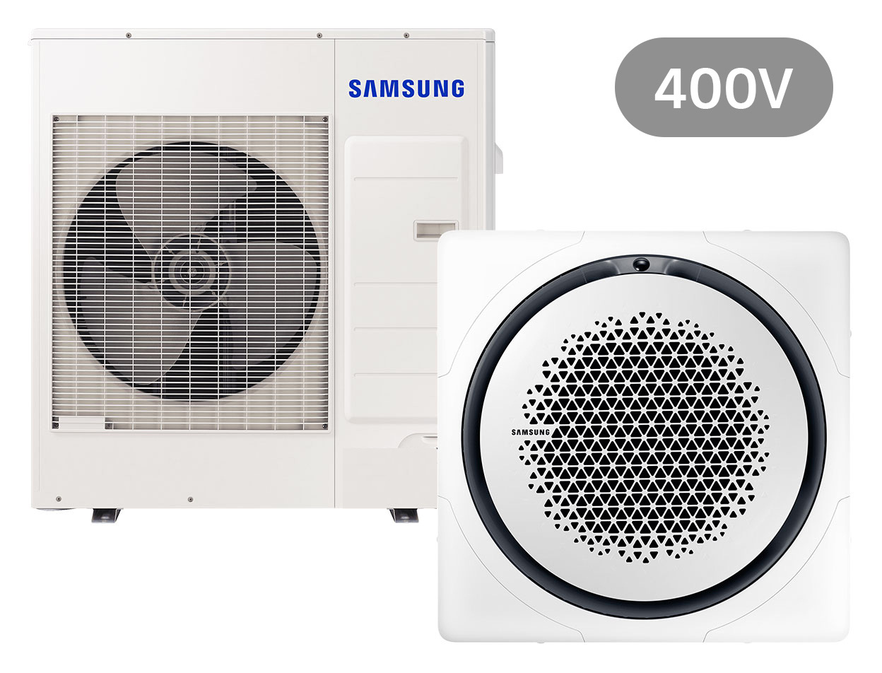 BAC Deckenkassette Set Kühlen 12.0 kW | Heizen 13.0 kW AC120RN4PKG 400V - eckig